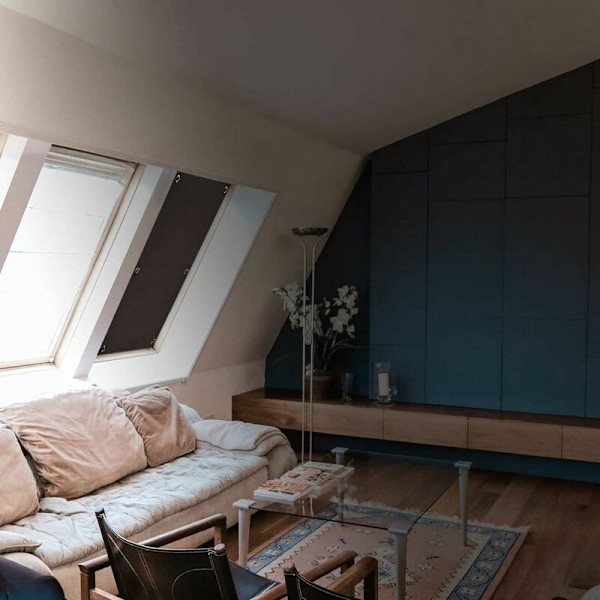 Rullegardiner med sugekopp for termisk isolasjon for solstråle Reflektor Velux takvinduer Sucker 60x115Cm Brun-DENUOTOP
