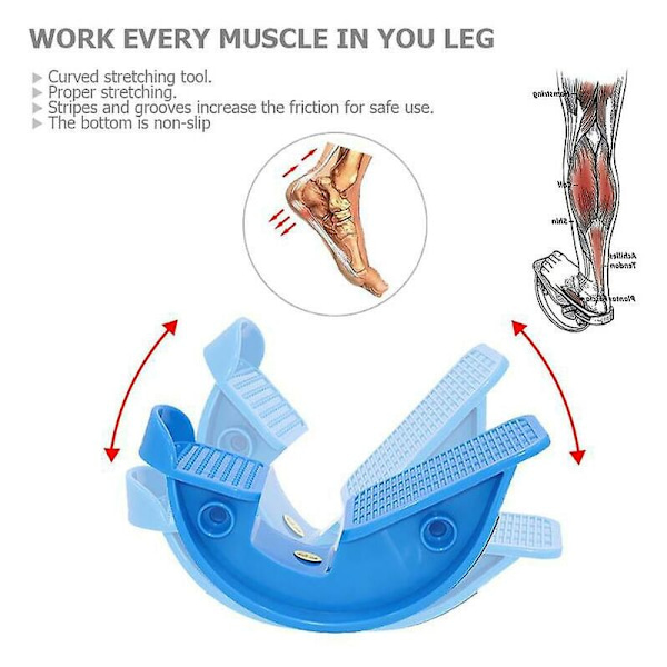 Fitness avslapping strekker fotmassasje pedal akillessenen muskel leggstrekking frakt fitness vrist hjelpepull Rose rød