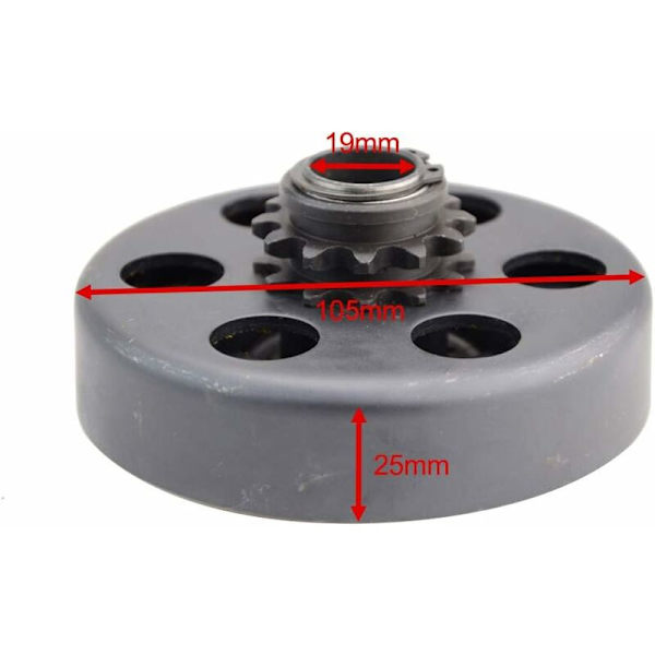 Keskipakoinen kytkinmoottori 168cc 1.9cm reikä 35 ketju 12T Go Kart Mini Moto Vaihto Gc160 Gc190 Gx120 Gx140 Gx160 Gx200