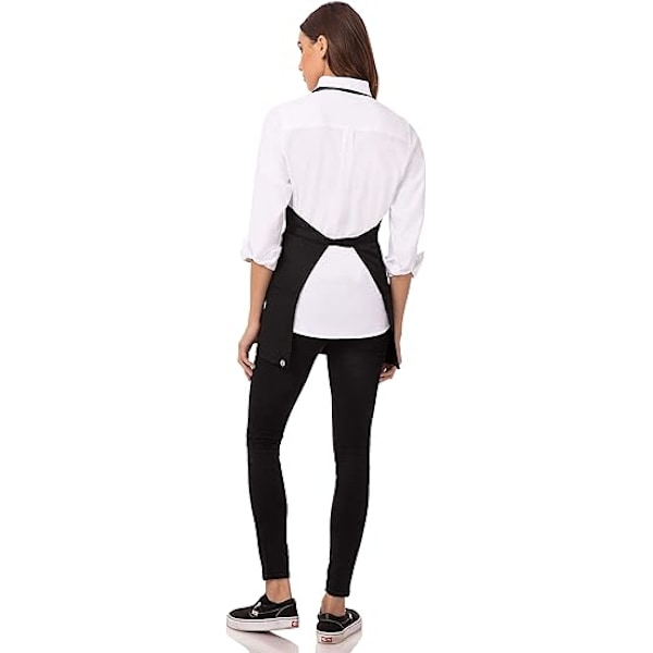Unisex förkläde med 3 fickor 2 stycken