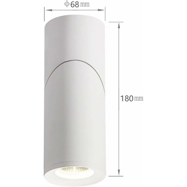 12W loftslampe spots led spots bar drejelige spots Industrielle loftslamper 355 grader drejelige til indendørs kontor stue køkkenrum,