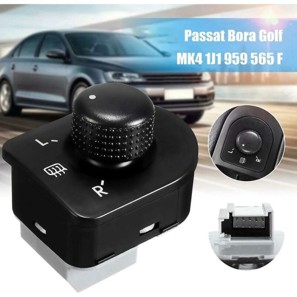 Elektrisk spegelomkopplarknapp för bilsida - Bettle Mk4 Golf 1998-2006 1j1 959 565 F 1j1959565f