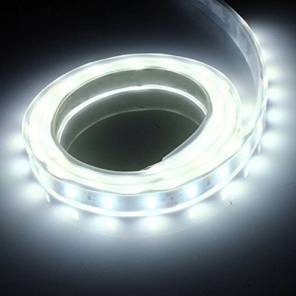 5M 5630 SMD LED Silikon Strip Lys Kald Hvit Vanntett 12V