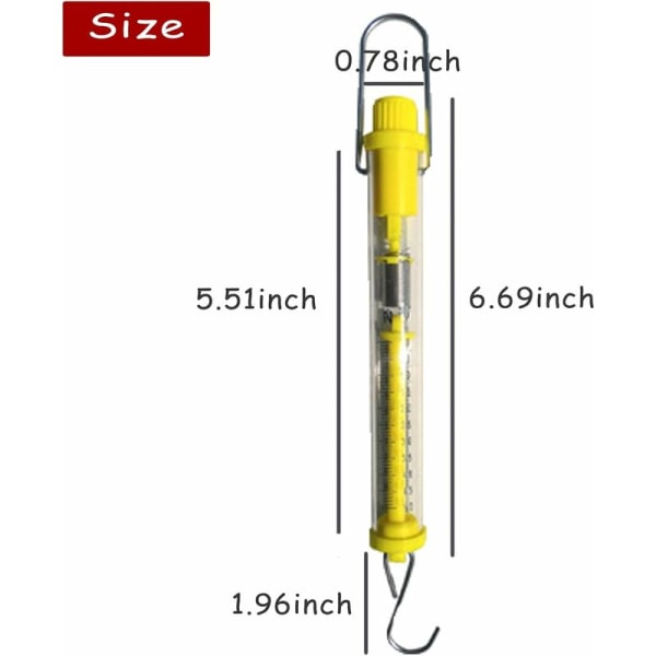 2 pcs Spring Scale, Torque Spring Scale, Newton Force Meter Scale Spring Scale, Plastic Spring Scale, Spring Scale 5N/500g