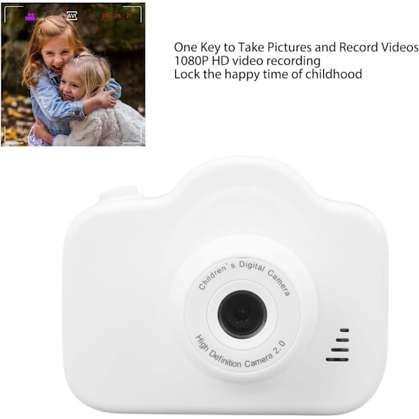 Børnekamera legetøj til piger og drenge i alderen 3-12 år, børne selfie digitalt videokamera med 32G SD-kort til øjeblikkelig fotodeling, den bedste Chri