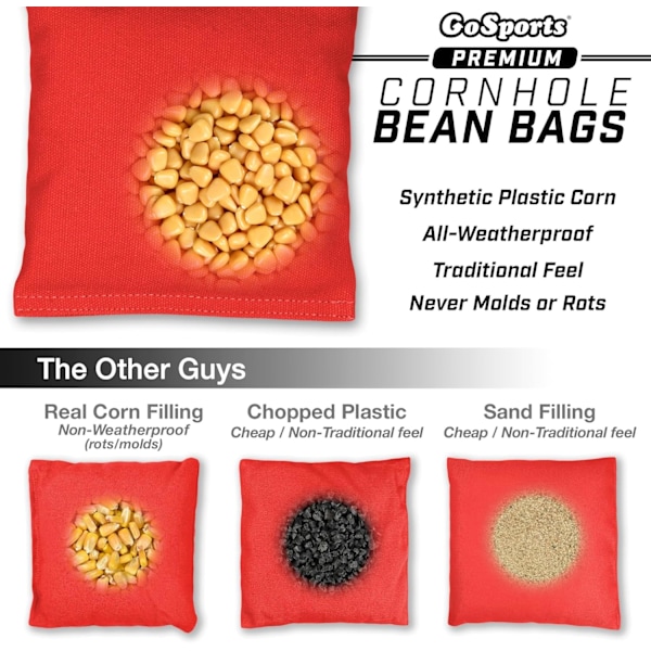 Sandsäck Bean Bag Set (5 Allväderspåsar) - Svart