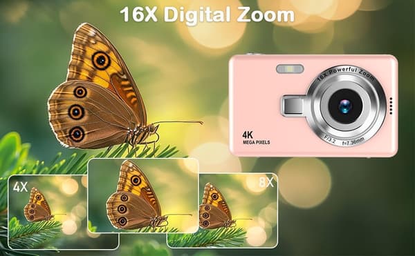 CCD HD 4K pixel digitalkamera studentversion mini kompaktkamera hemfotograferingskamera