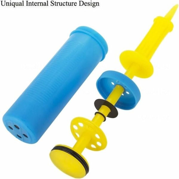 Handpump, dubbelverkande luftpumpar för bollar, träningsbollar, yogabollar, poolflottor 2pack
