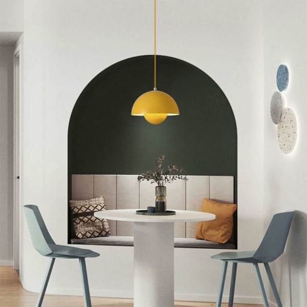 LED Pendant Light, Insert Ball Shape Flush Mount Light Modernism Metal Pendant Lamp Hanging Lamp for Living Room Bedroom Dining Room Kitchen