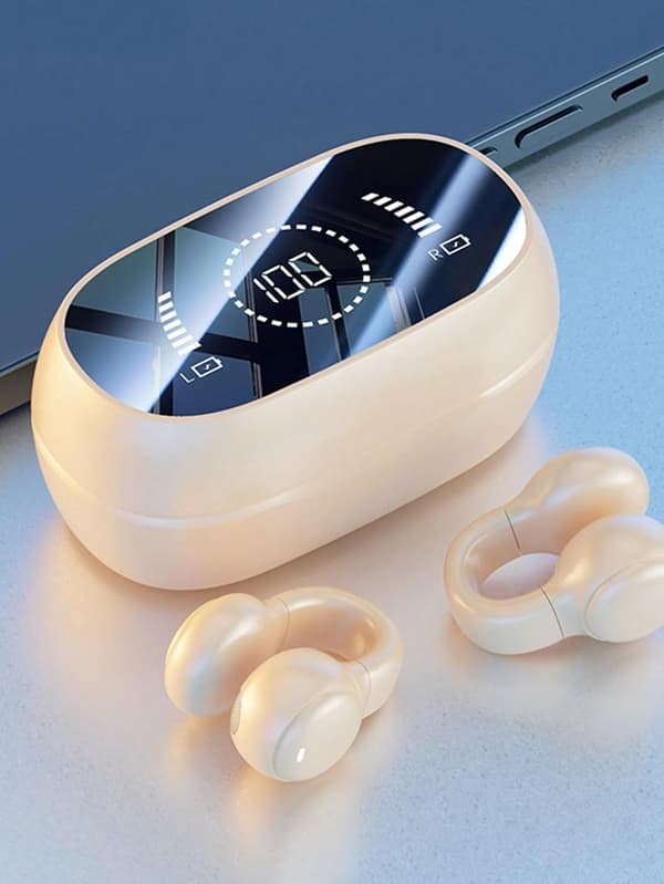 Åpne Øre Beinledningshodetelefoner Bluetooth-hodetelefoner (Hudfarge)