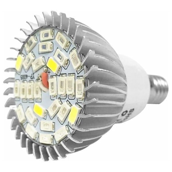 10W 28LED kasvivalolamppu täyden spektrin valaistus 7 aallonpituuden puutarhavalolla AC 85-265V kasveille, kukille ja vihanneksille