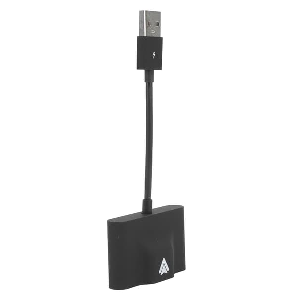 Trådlös biladapter för Android, Typ C, Plug and Play, Snabb anslutning, Bildongel Svart