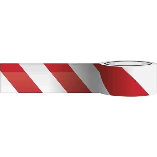 Rakennusvaroitusnauha Punainen ja valkoinen 60 mm X 33 m