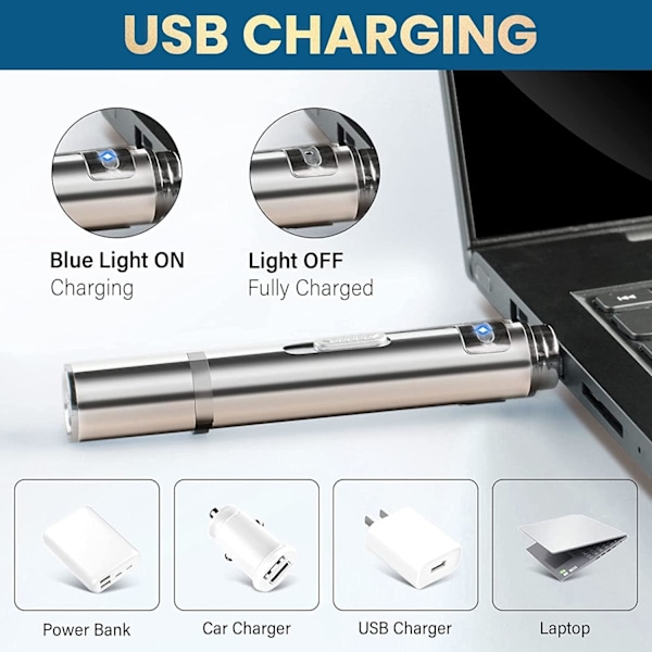 Interaktiiviset kissanlelut - 7-in-1 LED-valokynä, USB ladattava jahtiharjoitteluun ja raapimisharjoitteluun