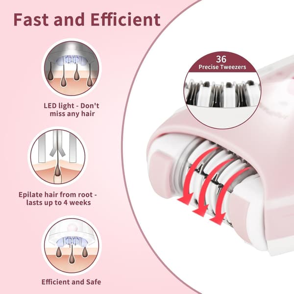 Epilator til kvinder, 2 tilstande, epilator til mænd, gave til kvinder og piger