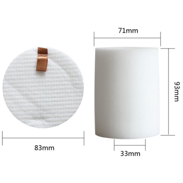 2 HEPA + 4 Foam and Felt Filters for Vacuum Cleaner, Compare RV1001AE RV101 Replacemen