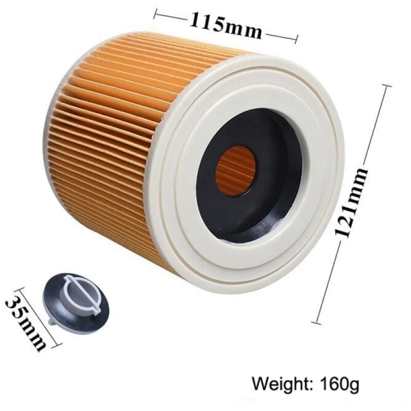 7 reservedeler for Karcher WD3 WD3200 WD3300 MV3 støvsuger reservedeler tilbehør Hepa-filter støvposer