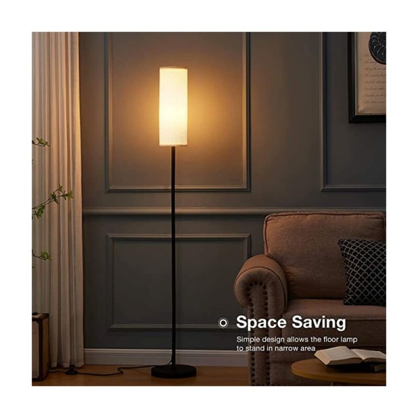 Golvlampa för modernt vardagsrum - Golvlampor för höga sovrum, moderna golvlampor med skärm, barnrum, läsning, minimalistisk golvlampa