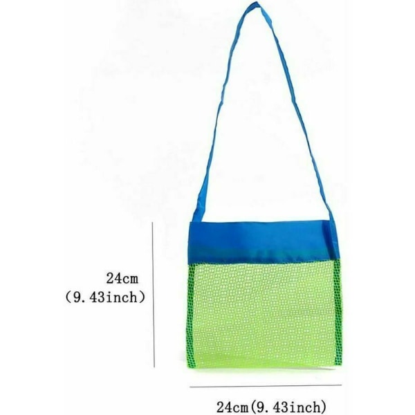 Meshväska för sandleksaker Strandväska Mesh Förvaringsväska (Storlek 2, 2 st, 24×24 cm) - Fei Yu