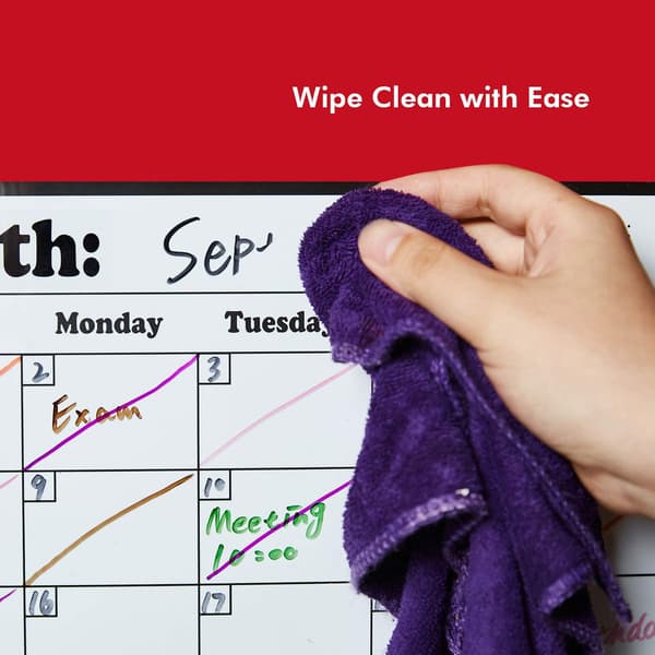 Magnetisk whiteboard kalender til køleskab