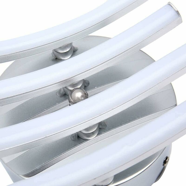 LED-taklamper, moderne hvite akrylpanellampe i metall, 24W 5500K bølgeformet lampe for hjem, stue, bad, kjøkken, soverom, stue