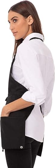 Unisex forkle med 3 lommer, 2 stk