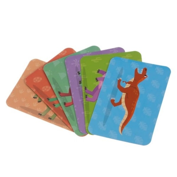 Magnetiske puslespil dinosaurer Multicolor