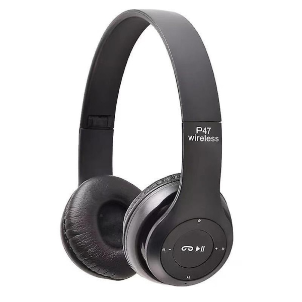 Bluetooth Stereo Headset, metall med magnet - MS-T2 Black