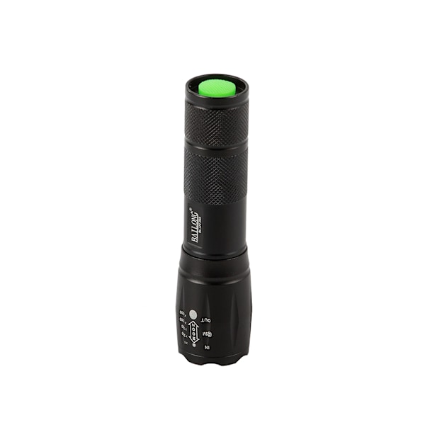 Kraftig lommelygte CREE LED T6 og med Q3 UV-teknologi Black
