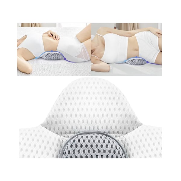 Ortopedisk Ryggkudde – Ergonomiskt Svankstöd för Maximal Komfort Vit
