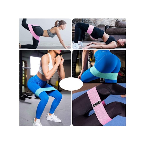 3-pack Träningsband – Perfekt för Helkroppsträning Multicolor