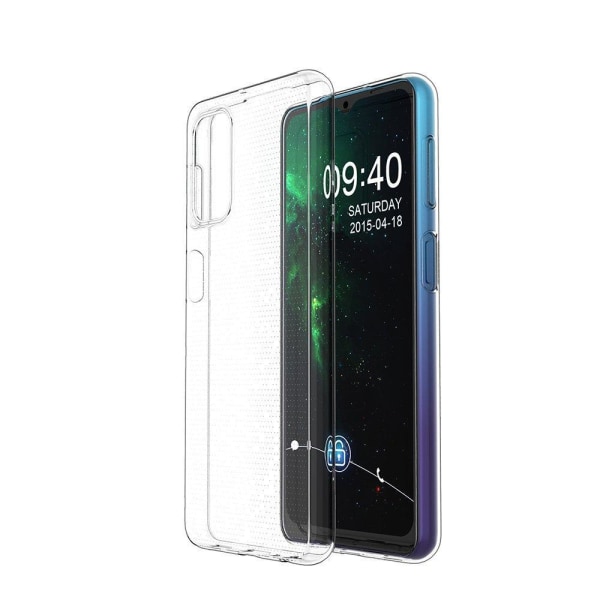 Samsung A32 4G Kuori läpinäkyvää kumia Transparent