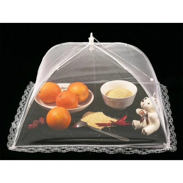 Myggenet / Fluenet til spisebordet / mad / Friluftsliv 40x24cm White