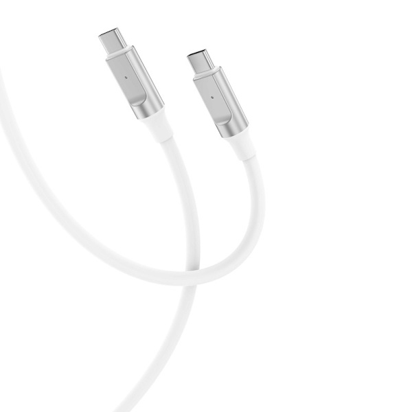 XO Ladekabel - PD 60w - USB-C / USB-C - 1m - Android og iPhone White