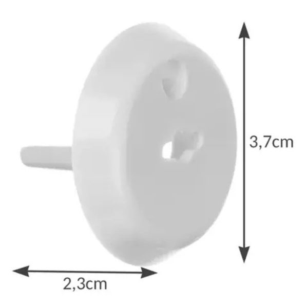 15st Petskydd till vägguttag White one size