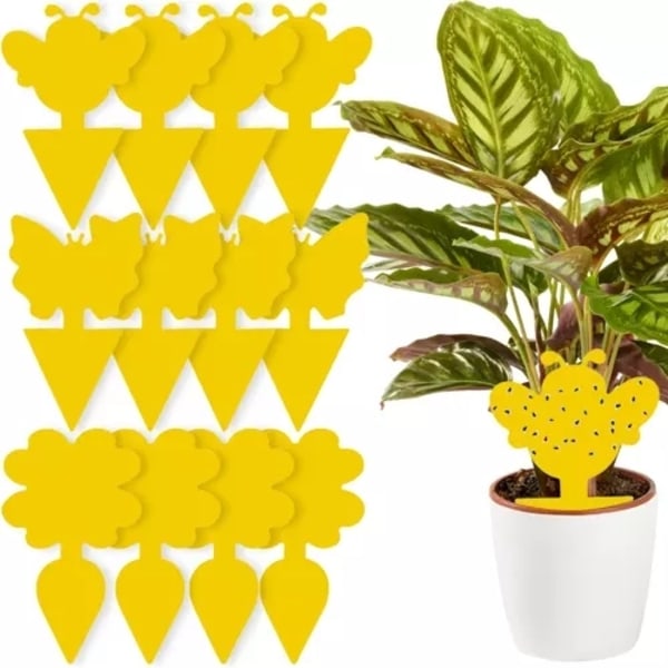 Klibbig Insektsfälla 12-pack Gul