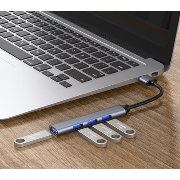 USB HUB – 4 porte (3.0 + 2.0) Black