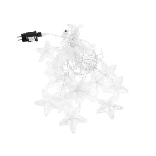 Valonauha - Valoverho tähdillä - 136 LED - 2,5 metriä White
