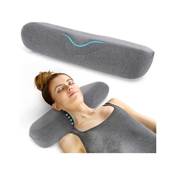 Ortopedisk Nackkudde – Ergonomiskt Svankstöd för Maximal Komfort grå