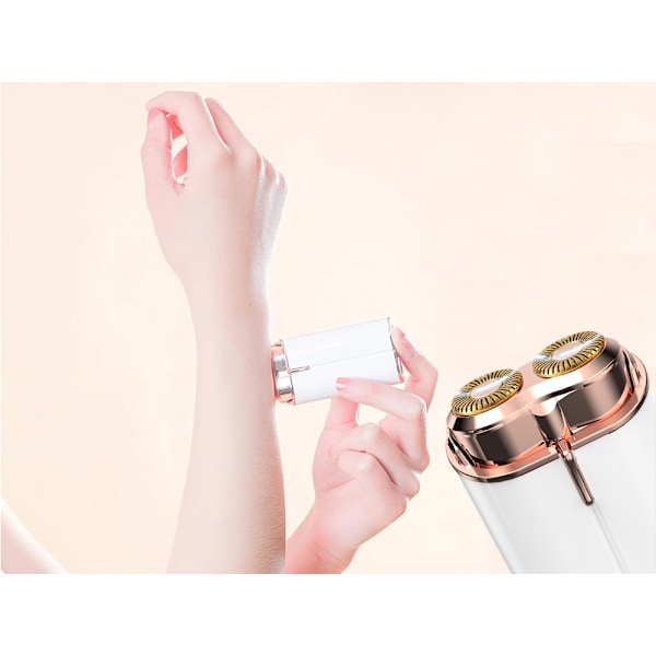 Epilator/barbermaskin for kroppen White