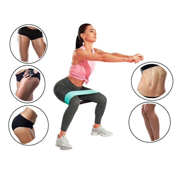 3-pack Träningsband – Perfekt för Helkroppsträning Multicolor