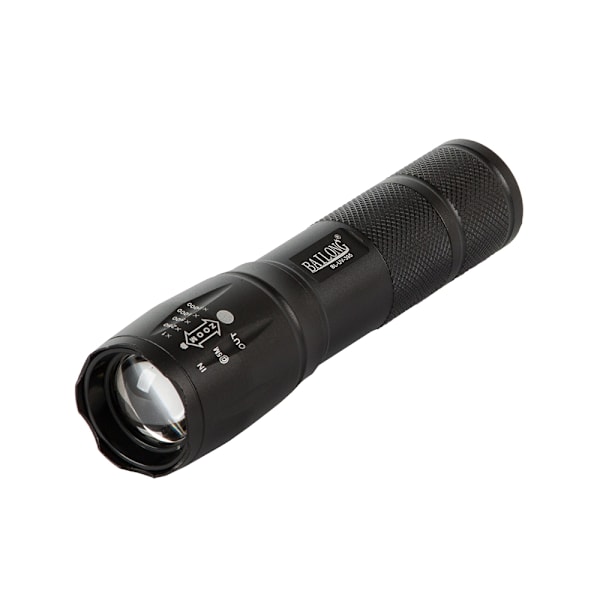 Kraftig lommelygte CREE LED T6 og med Q3 UV-teknologi Black
