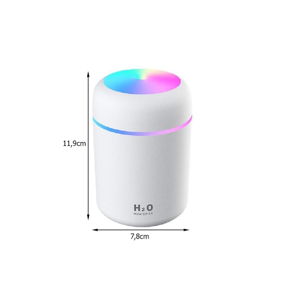 Mini luftfukter med aroma diffuser Multicolor