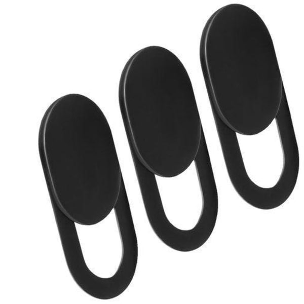 6-Pack - Skydd för Kamera / Spionskydd / Webkamera skydd Svart
