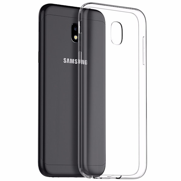 Samsung J3 2017 Skall i gjennomsiktig gummi Transparent