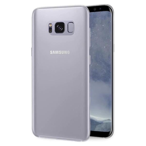 Champion-suojus Samsung S8 Plus -puhelimelle läpinäkyvä kumi Transparent