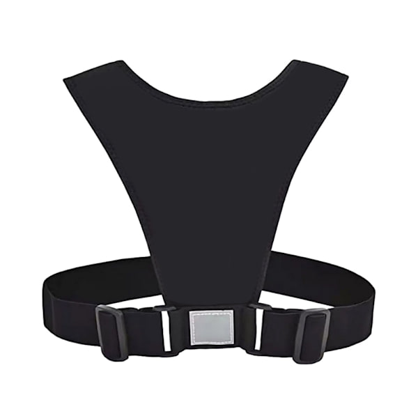 Löparväst / Joggingväst med mobilficka Svart