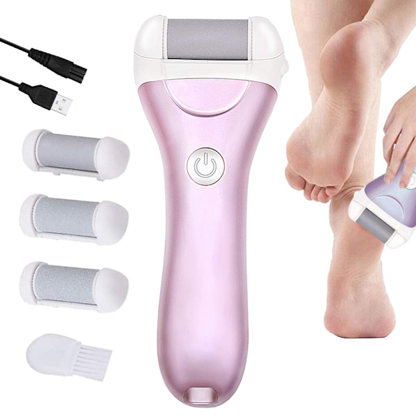 Elektrisk Laddbar  Fotfil med LCD Pink