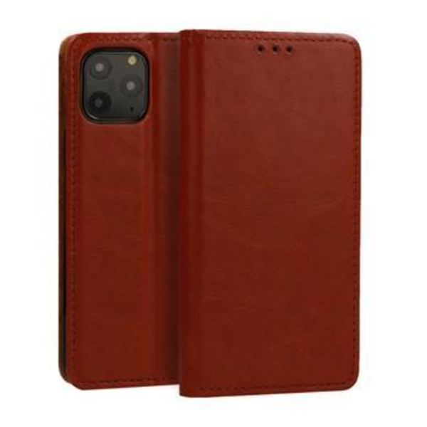 Smart Wallet Case Samsung A72, italiensk læder Brown