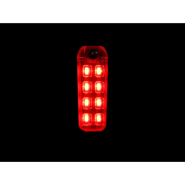 USB-Uppladdningsbar Cykelljus i LED Svart